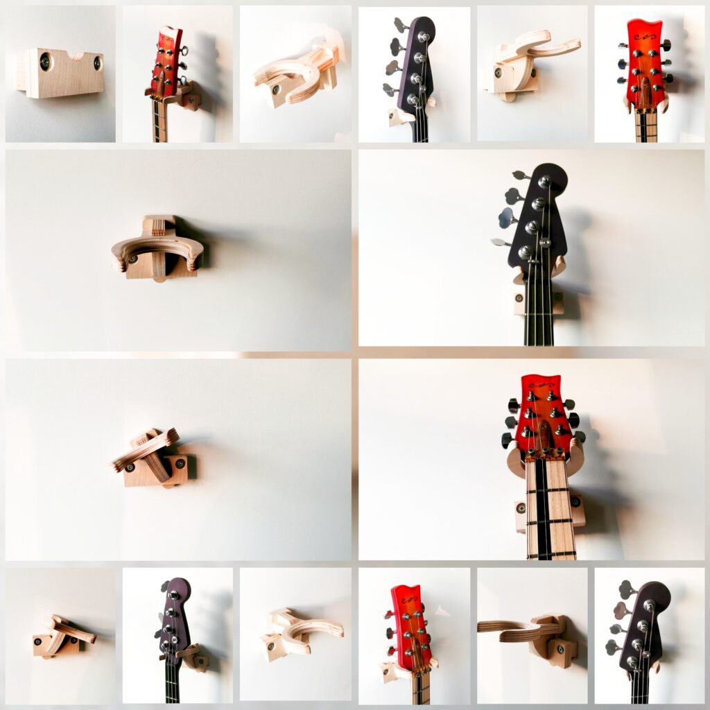 Handmade Plywood Guitar Hanger