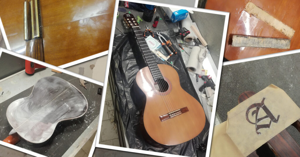 Acoustic guitar restoration